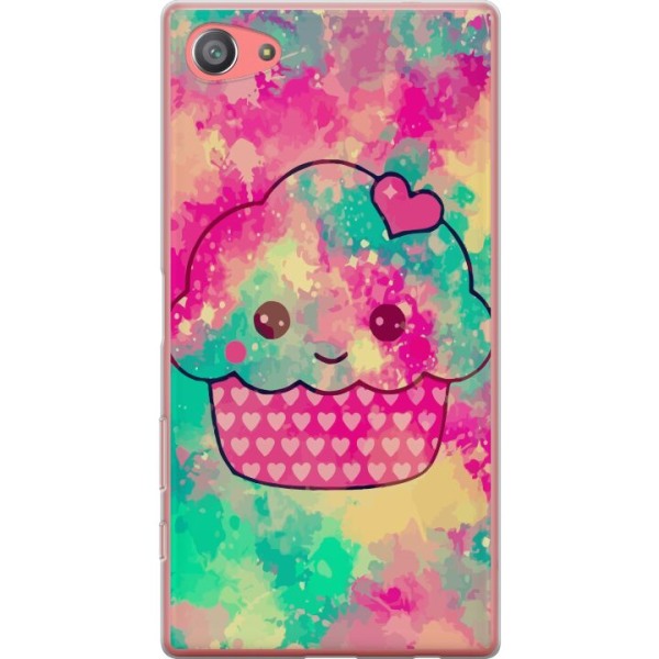 Sony Xperia Z5 Compact Gennemsigtig cover Cupcake