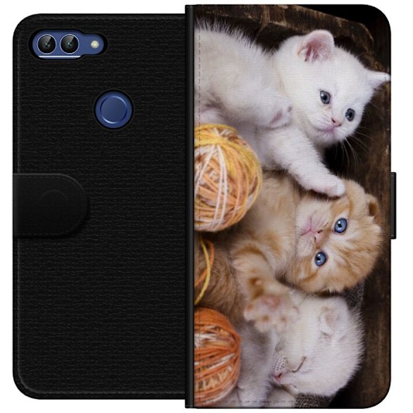 Huawei P smart Lommeboketui Katter