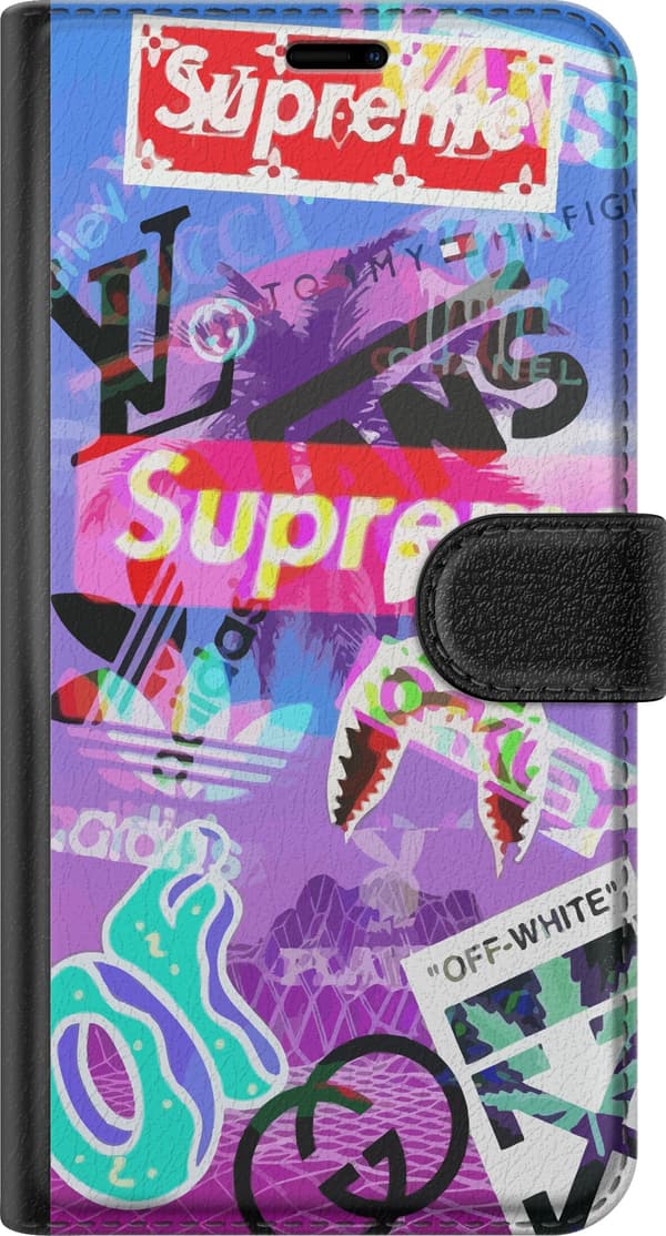 Yhteensopiva Lompakkokotelo Apple iPhone 11 3D Merkkejä