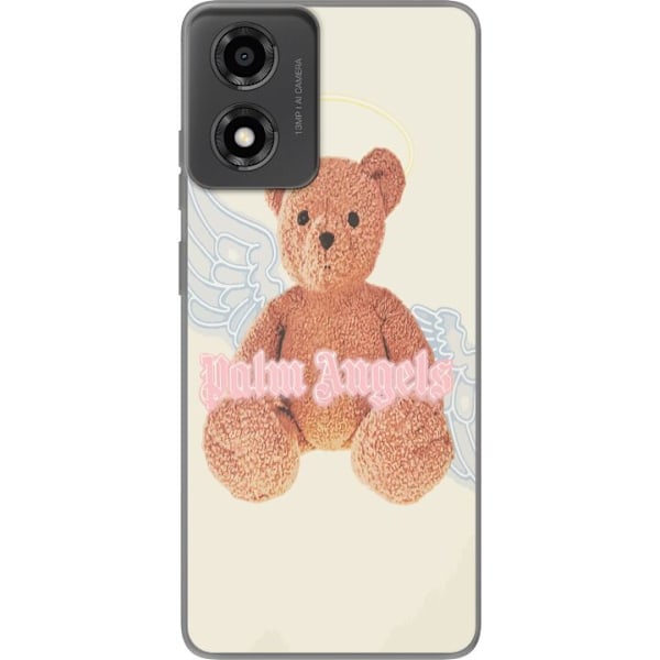 Motorola Moto E14 Genomskinligt Skal Palm Angels Teddy