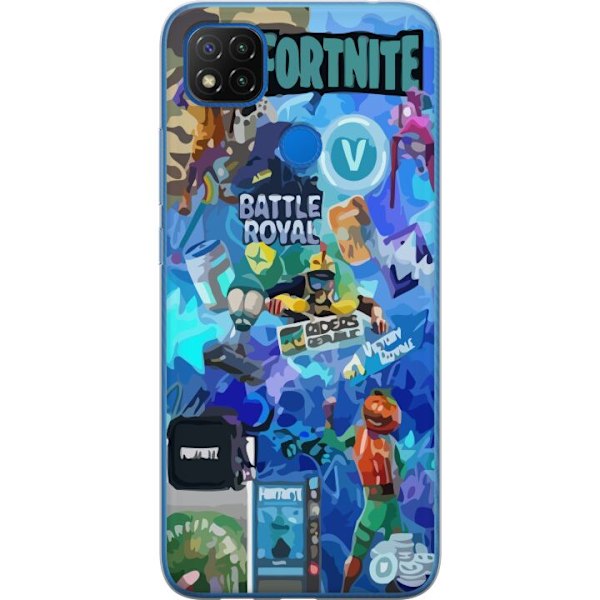 Xiaomi Redmi 9C NFC Gennemsigtig cover Fortnite