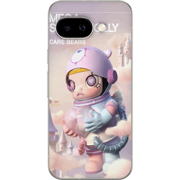 Google Pixel 9a Läpinäkyvä kuori Mega Space Molly Care Bears Series - Share Bear Edition
