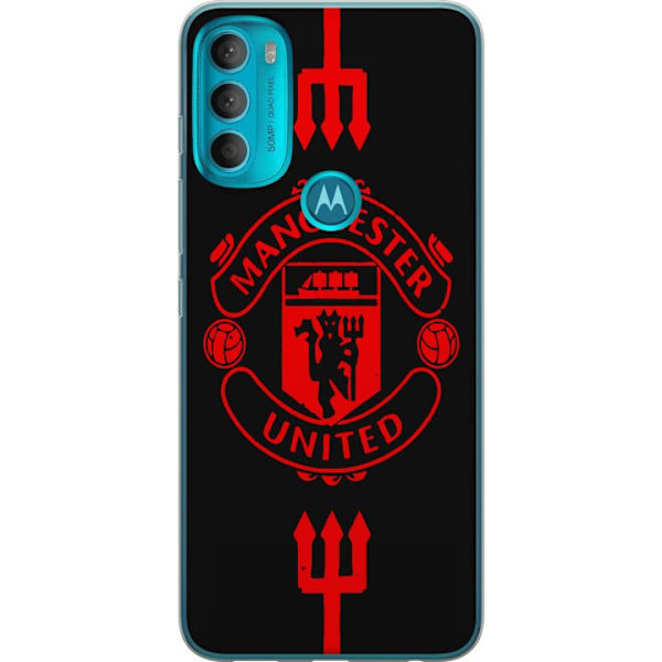 Motorola Moto G71 5G Genomskinligt Skal ManchesterUnited