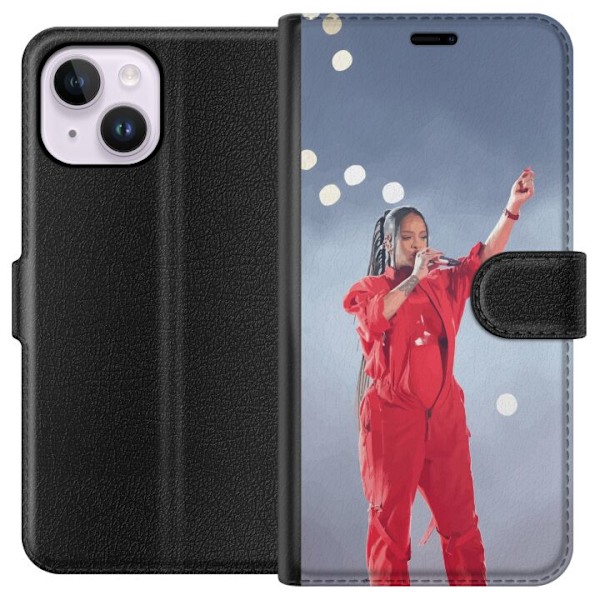 Apple iPhone 15 Plus Tegnebogsetui Rihanna – Trendsetting Looks & Style