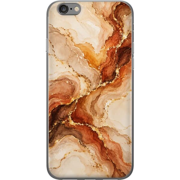 Kompatibelt Mobilskal till Apple iPhone 6s Höstagat beige