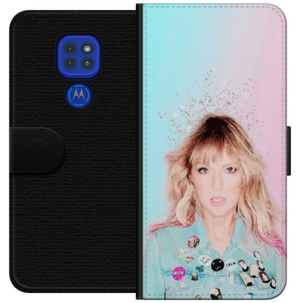 Motorola Moto G9 Play Lompakkokotelo Taylor Swift Runous