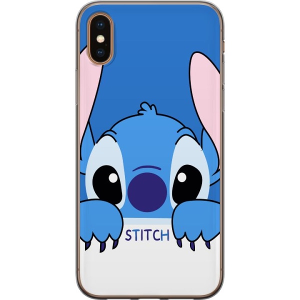 Apple iPhone XS Max Genomskinligt Skal Stitch