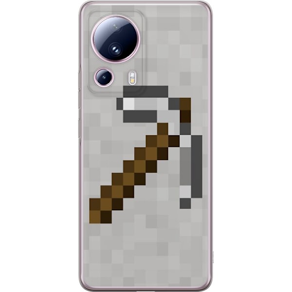 Xiaomi 13 Lite Läpinäkyvä kuori Minecraft Työkalut