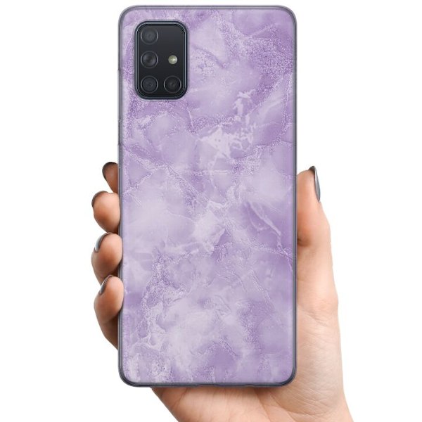 Samsung Galaxy A71 TPU Mobilskal Marmor