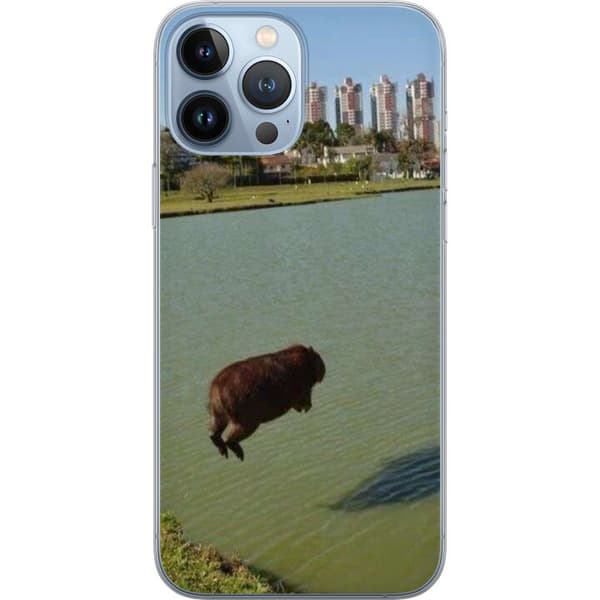 Kompatibelt Mobildeksel til Apple iPhone 13 Pro Max Capybara