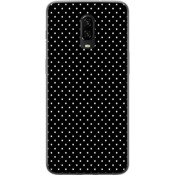 Kompatibel Mobilcover til OnePlus 6T Sorte natprikker sort