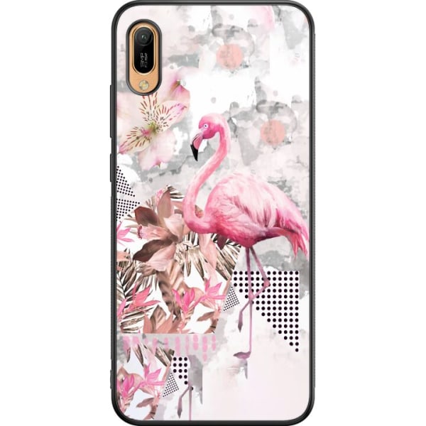 Huawei Y6 (2019) Svart deksel Flamingo