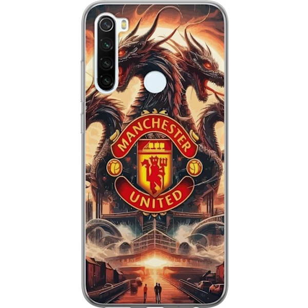 Xiaomi Redmi Note 8 Gennemsigtig cover Manchester United