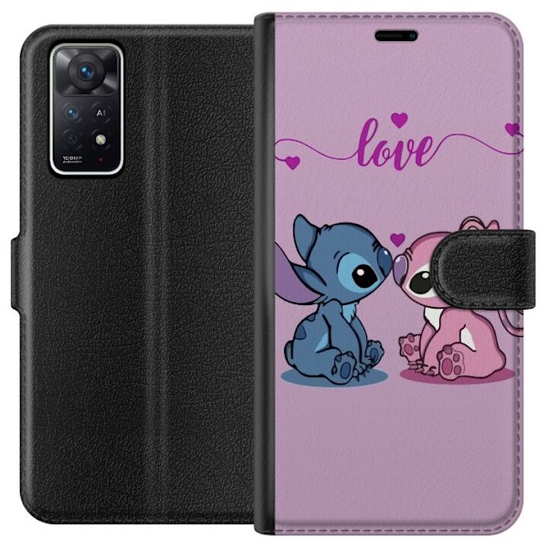 Xiaomi Redmi Note 11 Pro 5G Lompakkokotelo Lilo & Stitch – A