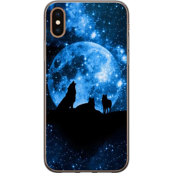 Kompatibelt Mobildeksel til Apple iPhone XS Ulv