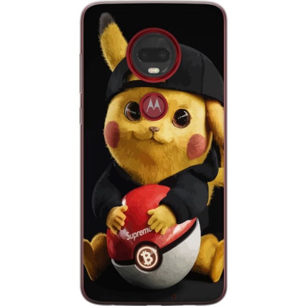 Motorola Moto G7 Plus Gennemsigtig cover Pikachu Supreme
