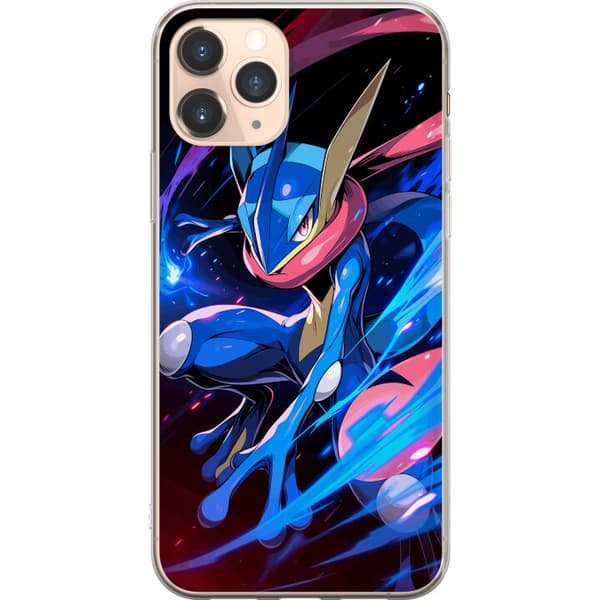 Kompatibelt Mobildeksel til Apple iPhone 11 Pro Dynamisk figur i blå farger med bevegelse og energiske effekter blå