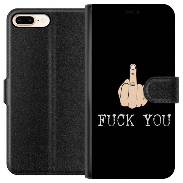 Apple iPhone 8 Plus Plånboksfodral Fuck You