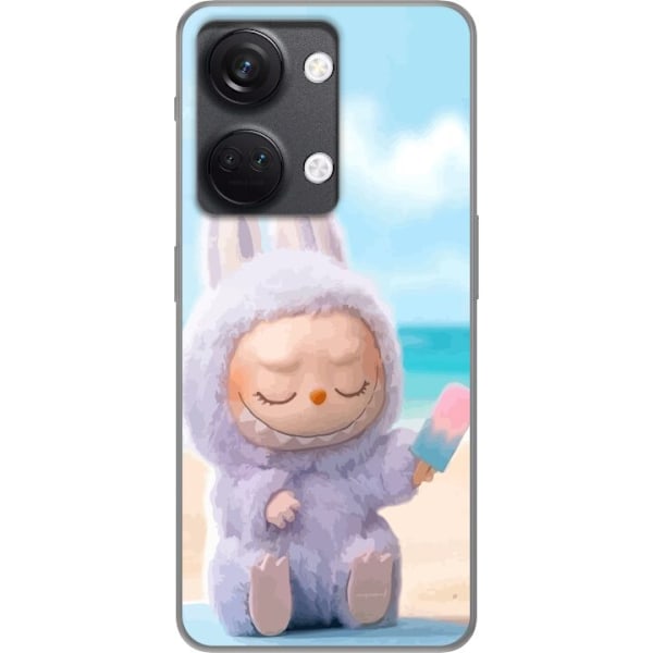 OnePlus Nord 3 Läpinäkyvä kuori Labubu Vaaleanpunainen Tunn