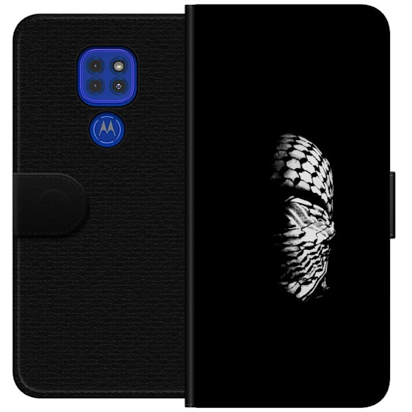Motorola Moto G9 Play Tegnebogsetui Keffiyeh-mønster - klassi