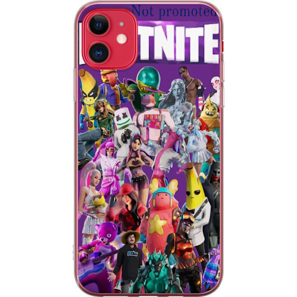 Apple iPhone 11 Läpinäkyvä kuori Fortnite