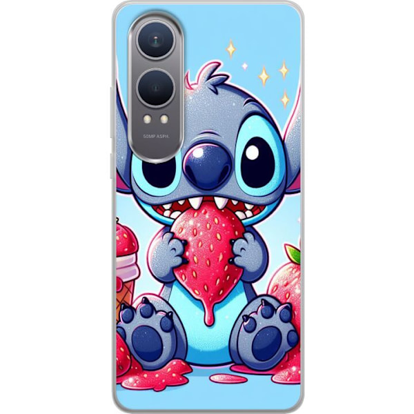 OnePlus Nord CE4 Lite Gjennomsiktig deksel Strawberry Stitch