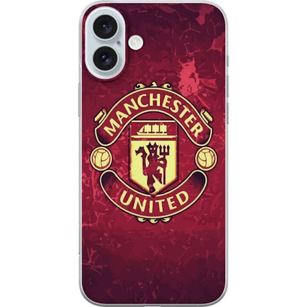 Apple iPhone 16 Plus Gjennomsiktig deksel Manchester United FC