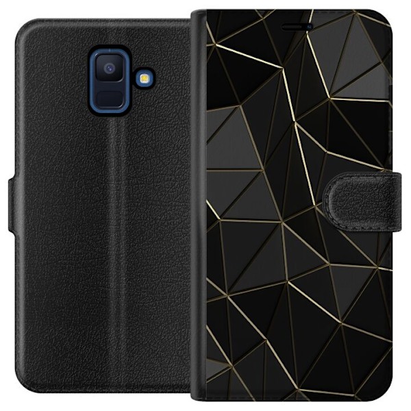 Samsung Galaxy A6 (2018) Tegnebogsetui Midnat