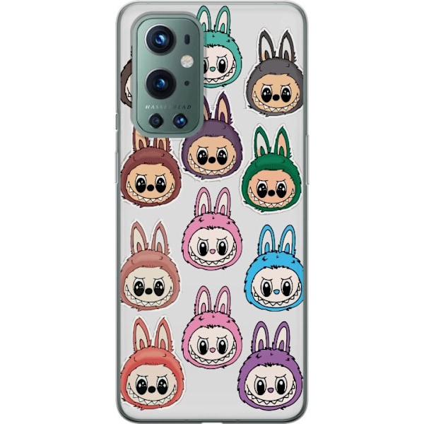 OnePlus 9 Pro Genomskinligt Skal Labubu Macaron Monster – S