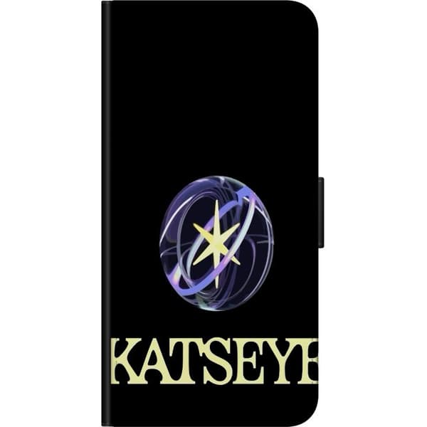 Kompatibelt Plånboksfodral till Sony Xperia XA2 KATSEYE logotyp svart