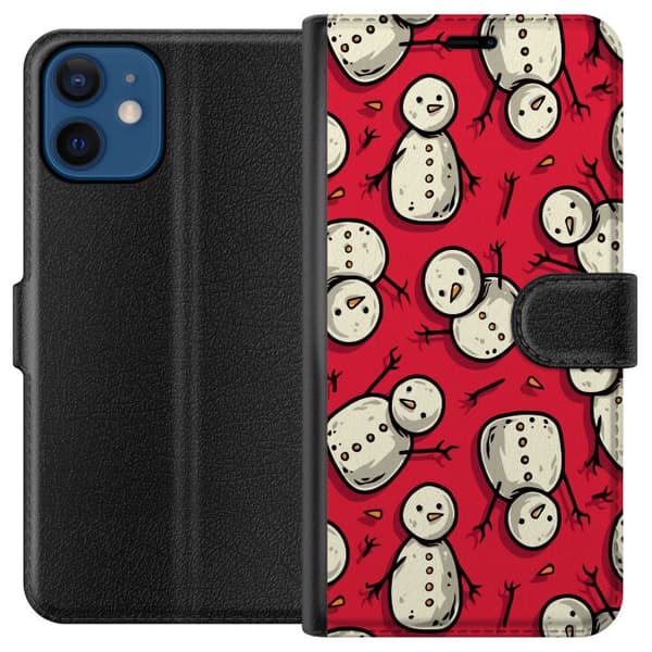 Kompatibelt Plånboksfodral till Apple iPhone 12 mini God Jul