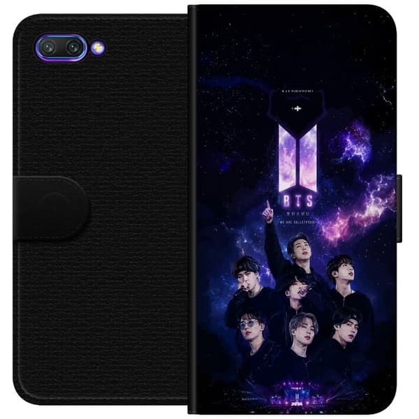 Kompatibel Tegnebogsetui til Honor 10 BTS lilla