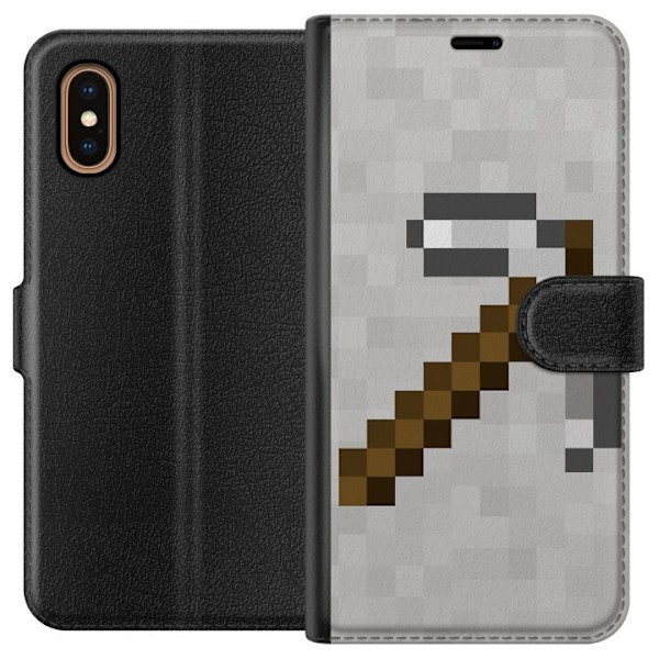 Apple iPhone XS Max Plånboksfodral Minecraft Tools
