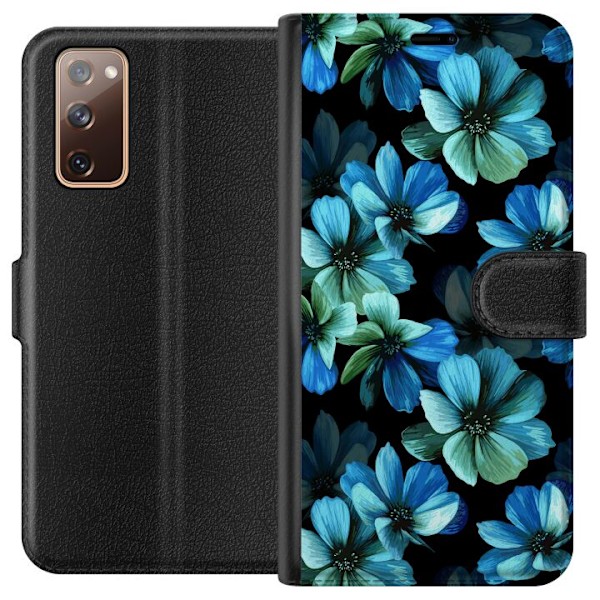 Samsung Galaxy S20 FE Tegnebogsetui Blomster