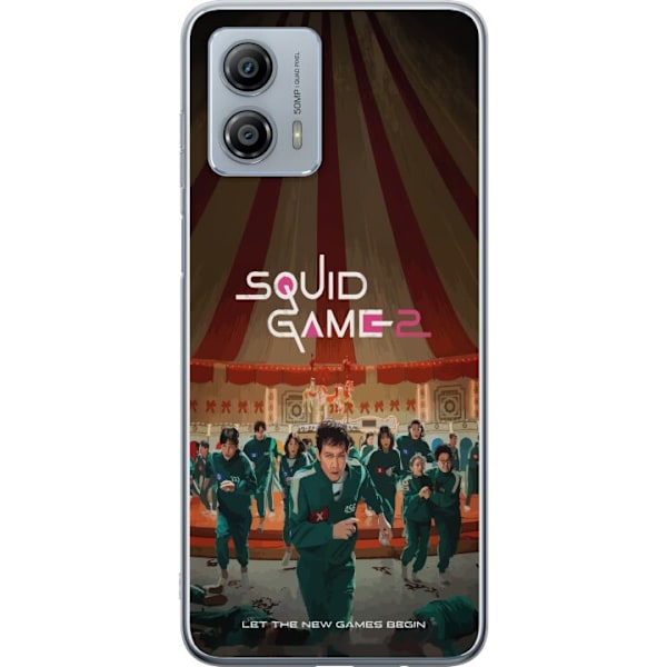 Motorola Moto G53 Gennemsigtig cover Squid Game 2 - Forår