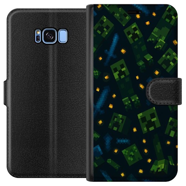 Samsung Galaxy S8 Tegnebogsetui Minecraft Dungeons Mob