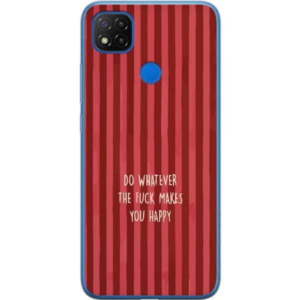 Kompatibelt Mobildeksel til Xiaomi Redmi 9C Gör det som gör dig glad rød