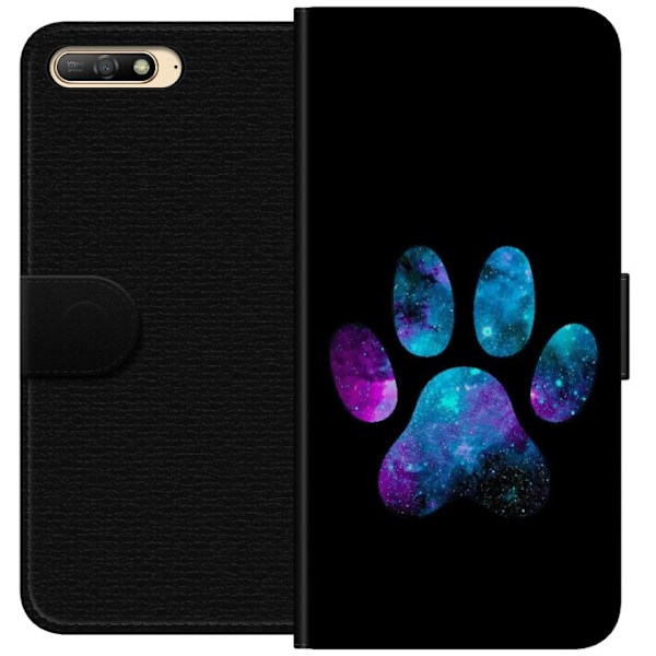 Huawei Y6 (2018) Tegnebogsetui Galakse Klø