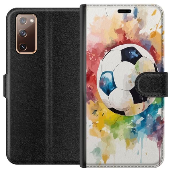 Kompatibelt Plånboksfodral till Samsung Galaxy S20 FE Fotboll