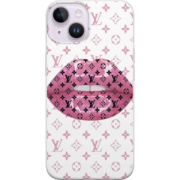 Apple iPhone 14 Läpinäkyvä kuori Huulet