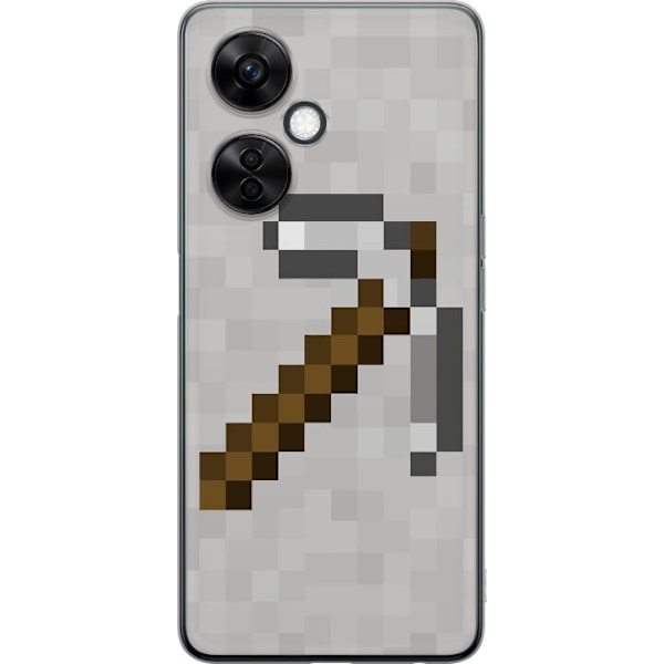 OnePlus Nord CE3 Genomskinligt Skal Minecraft Tools