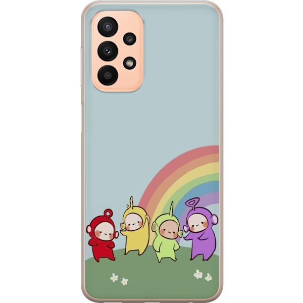 Samsung Galaxy A23 5G Läpinäkyvä kuori Teletubbies