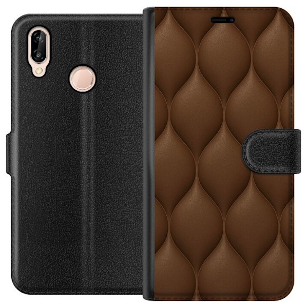 Huawei P20 lite Plånboksfodral Cocoa Scales