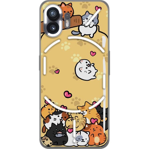 Kompatibelt Mobildeksel til Nothing Phone (2) Katter i boks