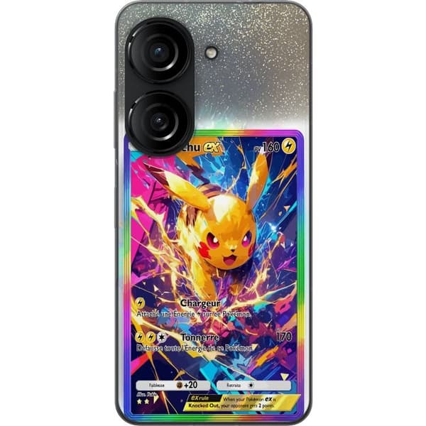Kompatibelt Mobildeksel til Asus Zenfone 10 Pikachu gul