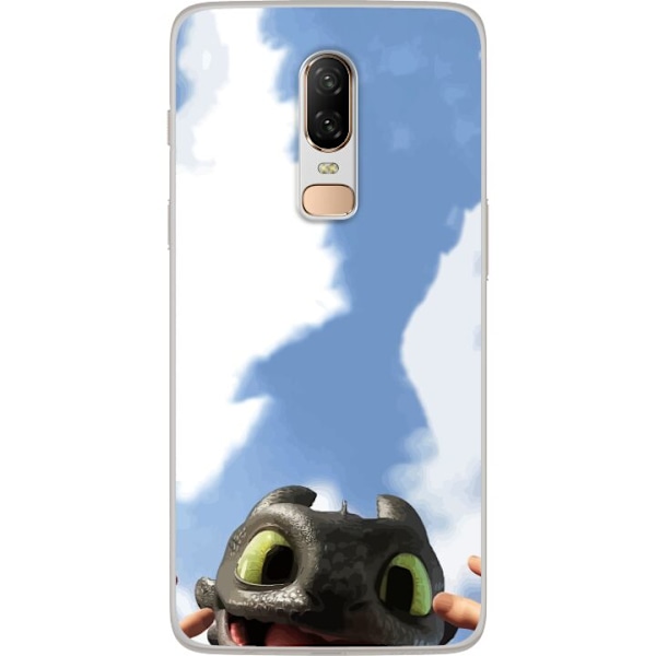 OnePlus 6 Läpinäkyvä kuori Lohikäärmeen Kasvattaja