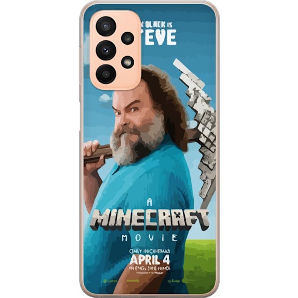Samsung Galaxy A23 5G Läpinäkyvä kuori Minecraft-elokuva