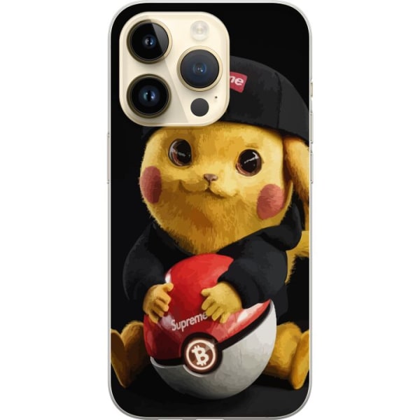 Apple iPhone 14 Pro Gennemsigtig cover Pikachu Supreme