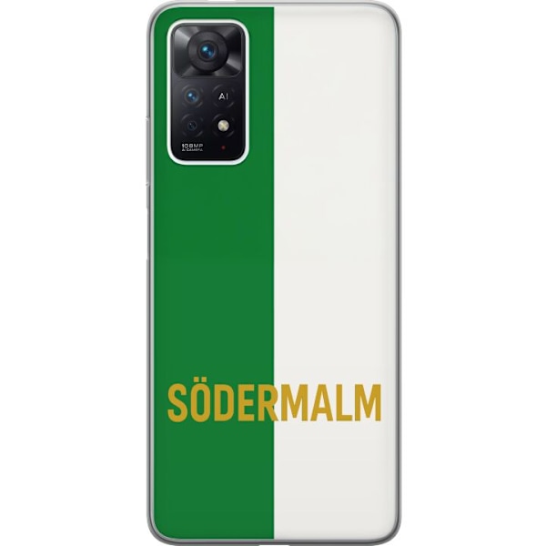 Xiaomi Redmi Note 11 Pro Läpinäkyvä kuori Södermalm - jalkapallo