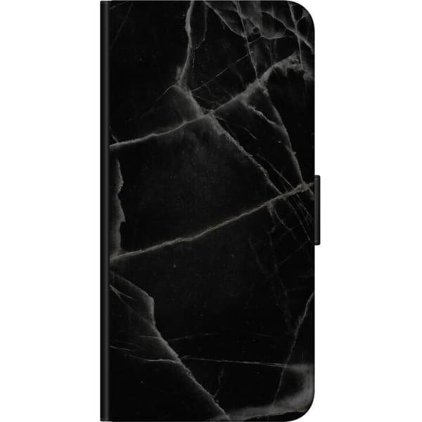Kompatibelt Plånboksfodral till OnePlus 9 Pro Svart marmor